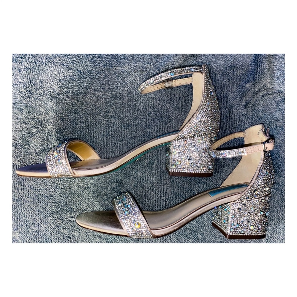 Betsy Johnson Rhinestone Heels - Picture 6 of 6